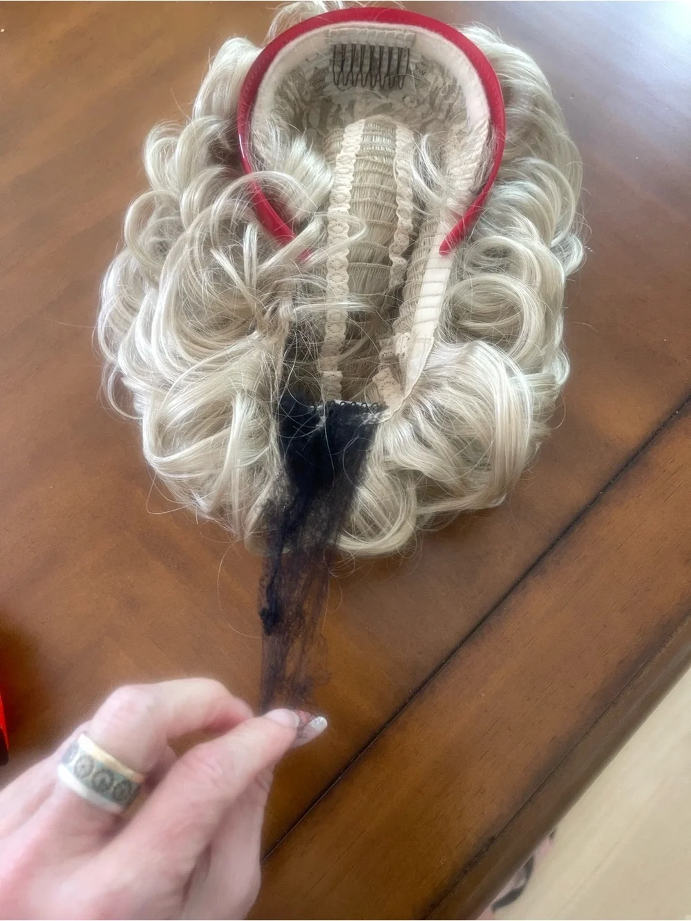 Blonde Curly Hair Extensions - Natural-Look /pony/clip Updo Pieces